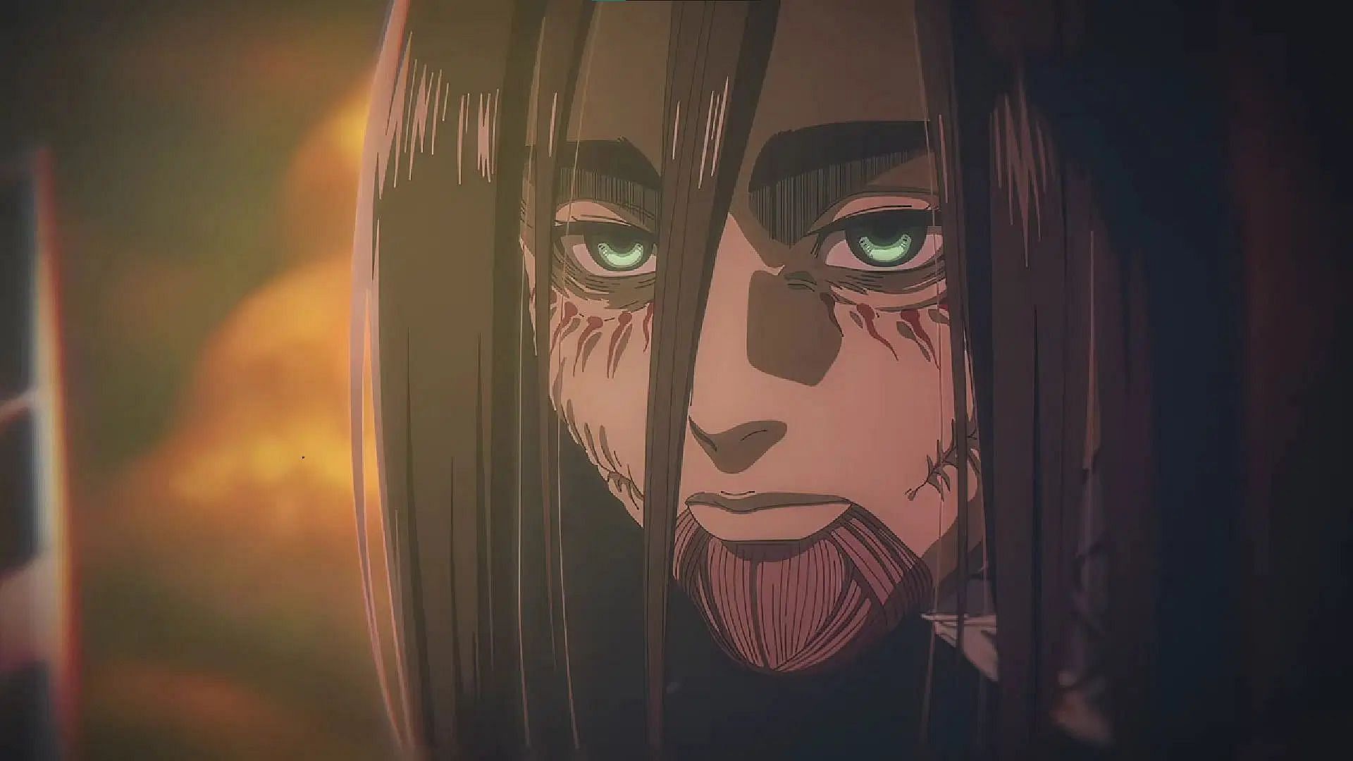 Eren's finale as seen in the anime (Image via MAPPA).